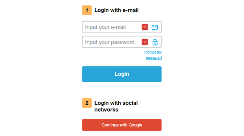 login keep2share account